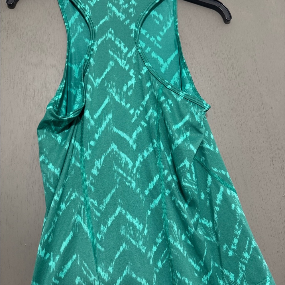 The North Face Teal Patterned Tank Top